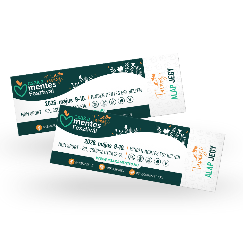 Alap jegy - Csak a Mentes Tavaszi Fesztivál 2026.05.09-10. MoM Sport
